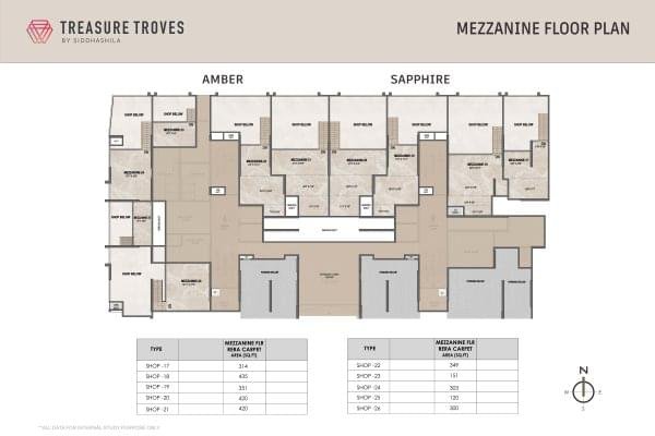 Treasure Troves Wakad 2 BHK Floor Plan